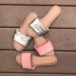 Old Navy Slide Sandals - 2 Pairs!